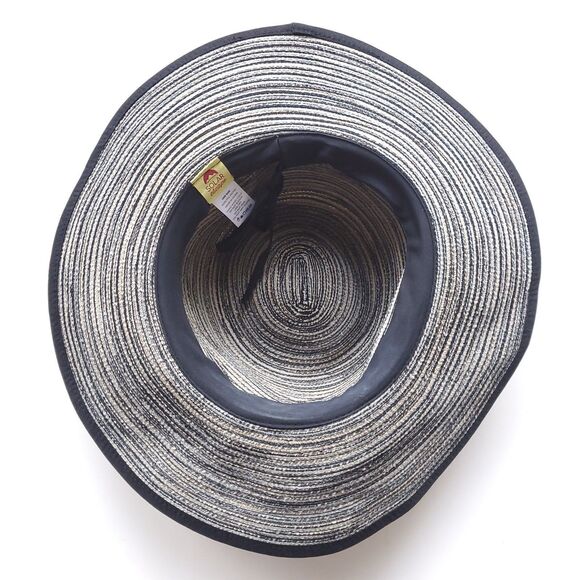 Solar Escape Sun Hat Womens One Size Woven Wide Brim Adjustable Vacation Beige - Picture 3 of 8